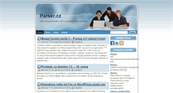 Desktop Screenshot of parser.cz