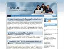 Tablet Screenshot of parser.cz